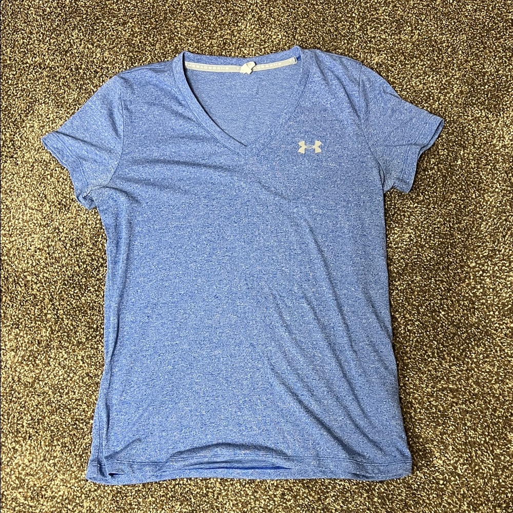 Under Armour Women's Blue V-Neck Tee